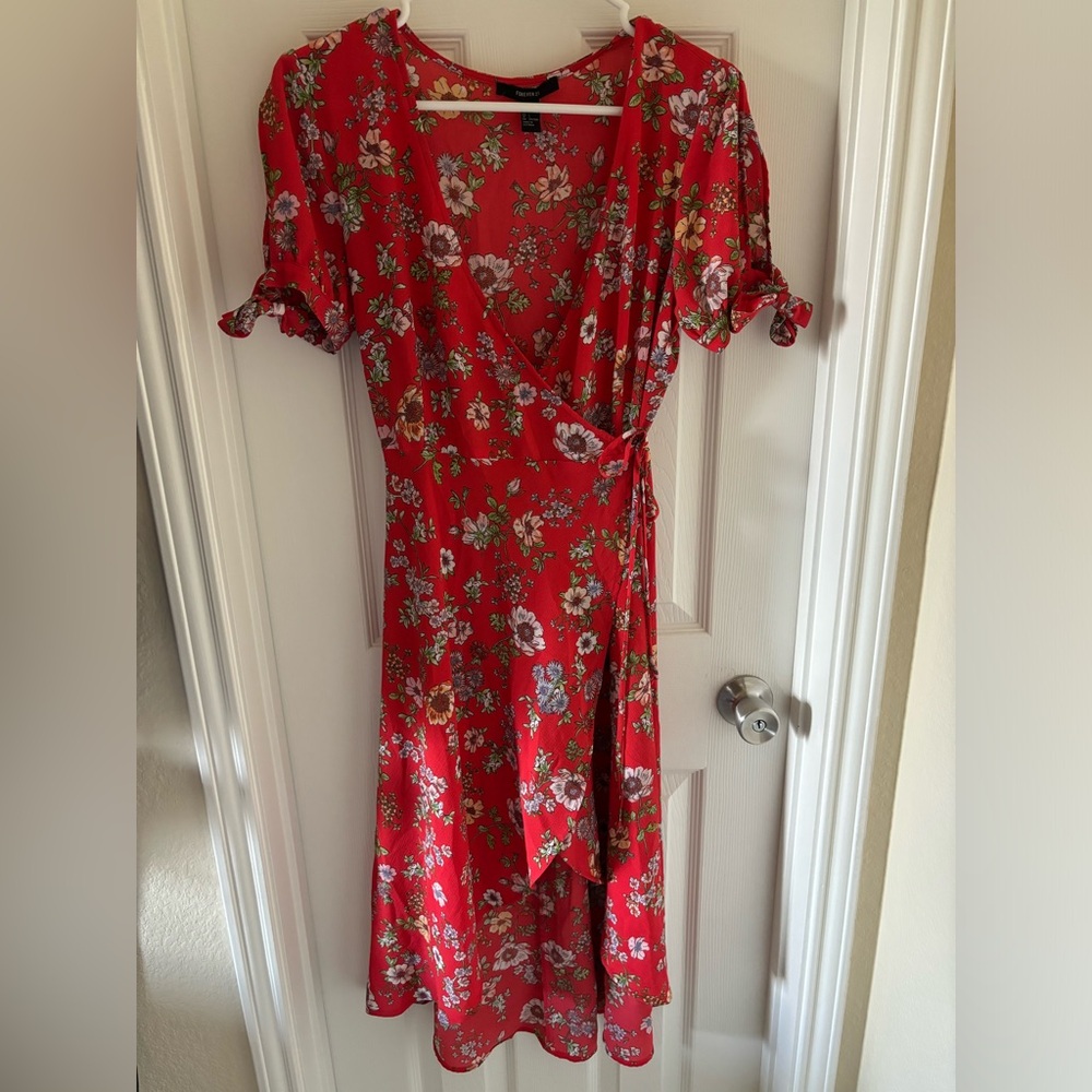 Floral wrap dress from Forever 21